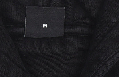 Fresh Couture Mens Black Pullover Hoodie M Logo Graphic Cotton Blend