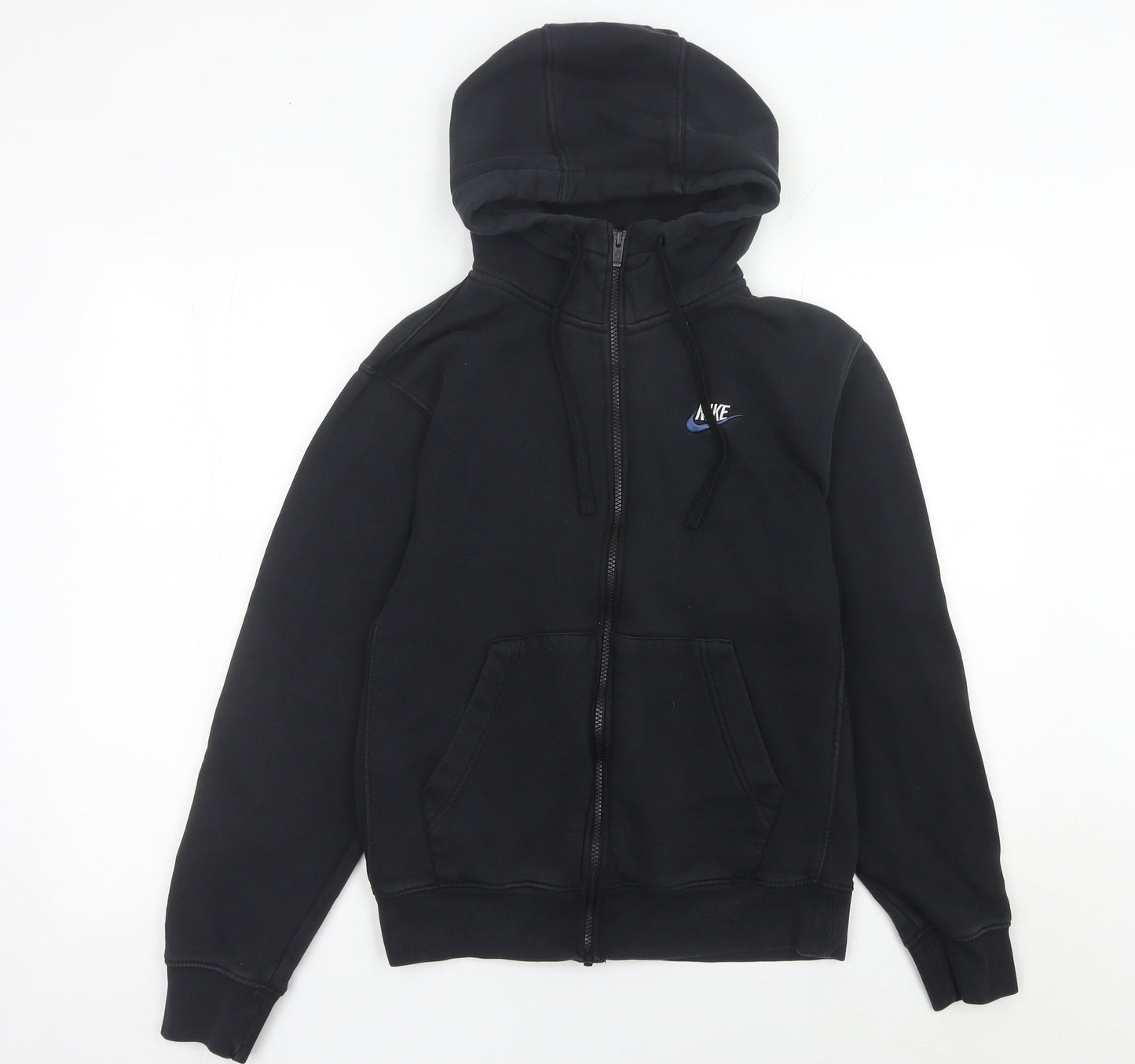 Mens UK Size XS Nike Black Full Zip Hoodie