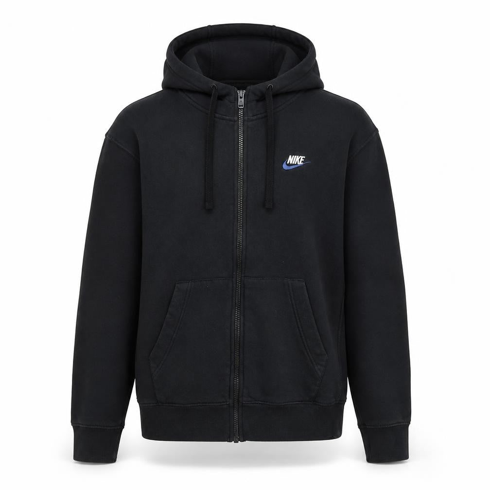 Mens UK Size XS Nike Black Full Zip Hoodie