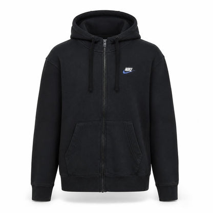Mens UK Size XS Nike Black Full Zip Hoodie