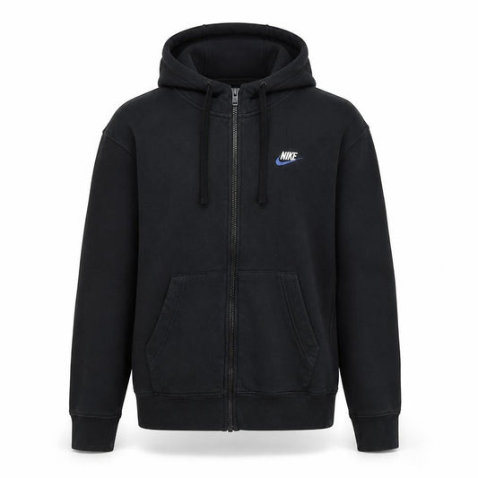 Mens UK Size XS Nike Black Full Zip Hoodie