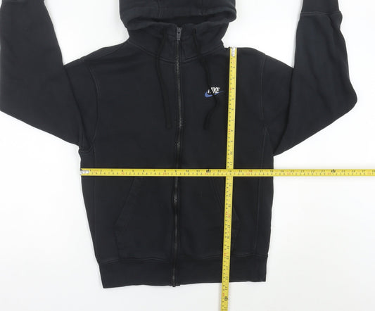 Mens UK Size XS Nike Black Full Zip Hoodie