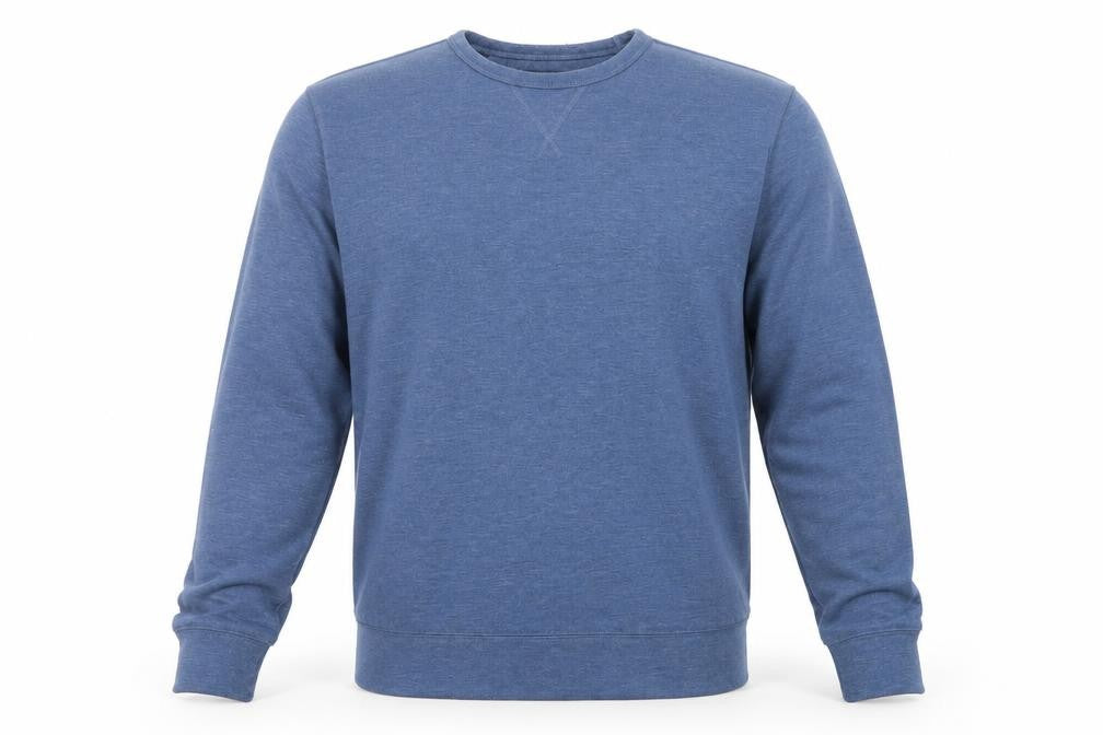 JACHS New York Men's Blue Cotton Blend Pullover Sweatshirt Size L