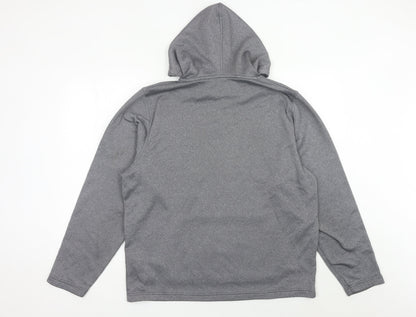 Under Armour Men’s Grey Pullover Hoodie Size L Relaxed Fit Sportswear