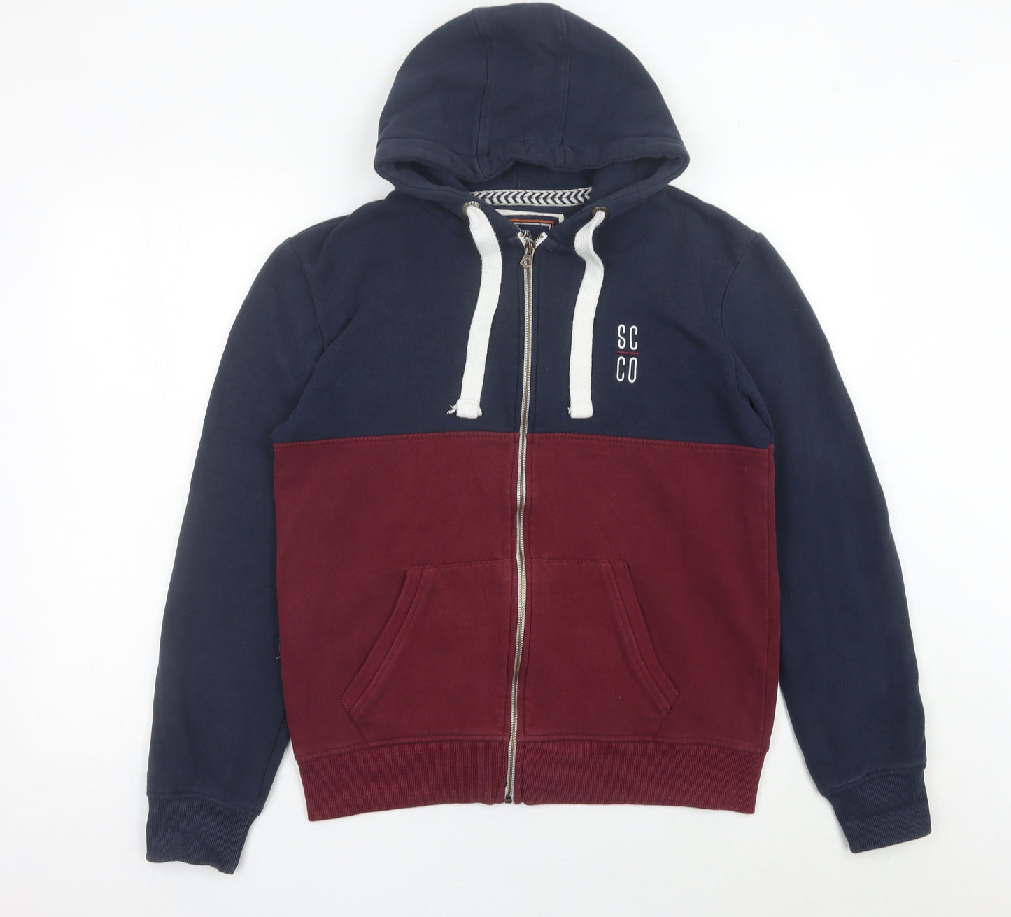 Mens UK Size M SoulCal & Co Multicoloured Full Zip Hoodie