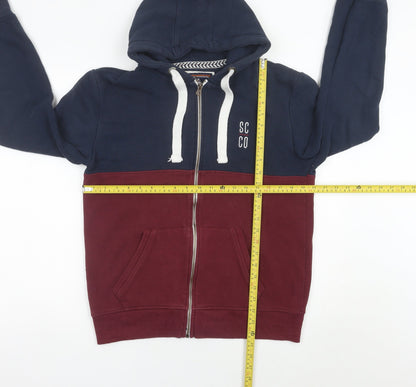 Mens UK Size M SoulCal & Co Multicoloured Full Zip Hoodie