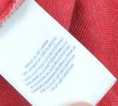 Ralph Lauren Men’s Red Long Sleeve Polo Shirt Size M Cotton