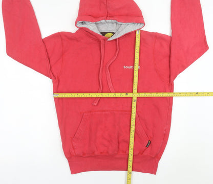 Mens UK Size S SoulCal Red Pullover Hoodie