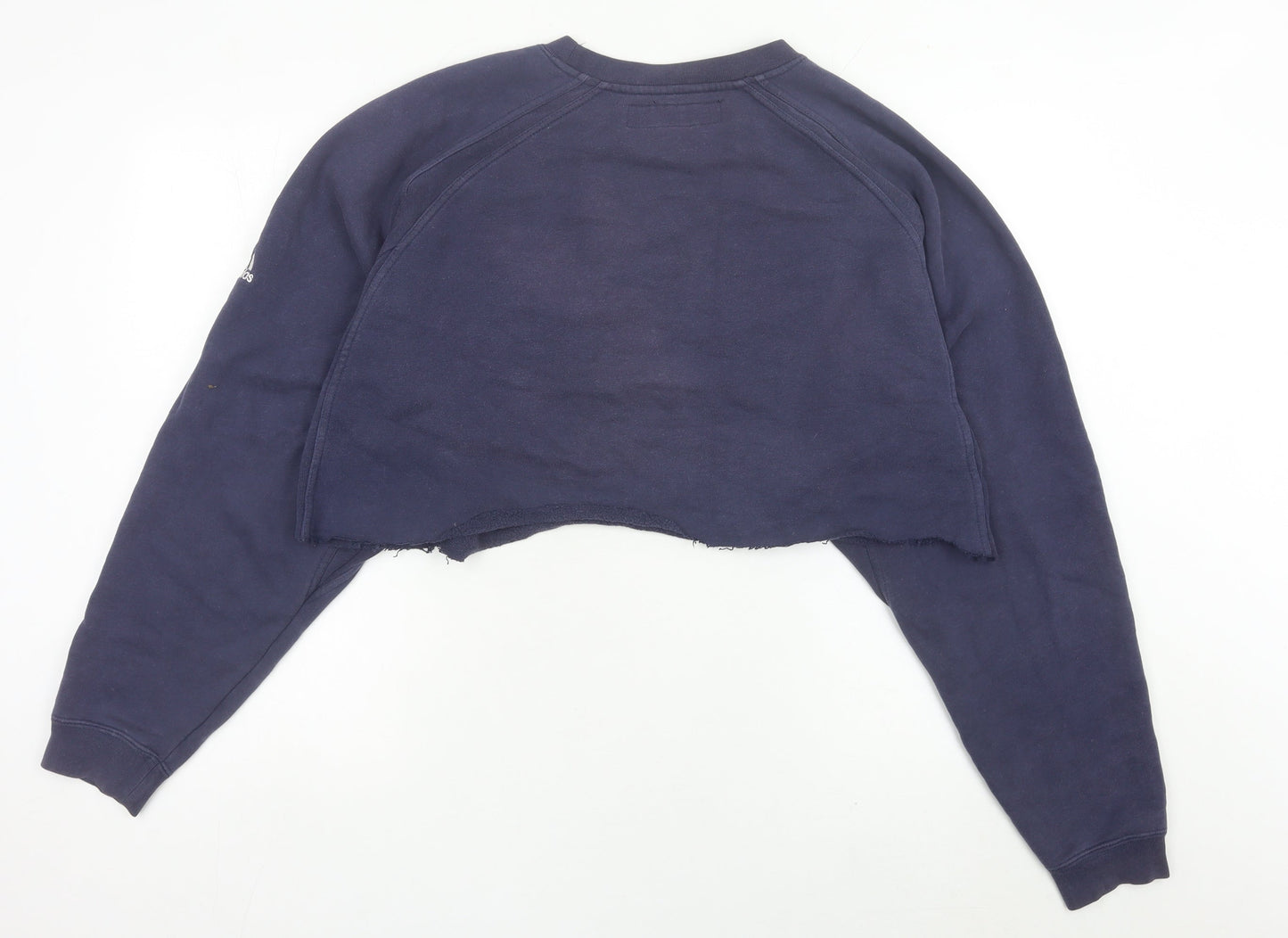 Adidas NBA Fusion Nets Women’s Navy Cropped Sweatshirt L