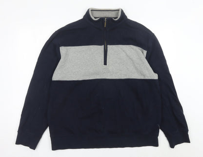 Mens UK Size XL Atlantic Bay Multicoloured Pullover Sweatshirt