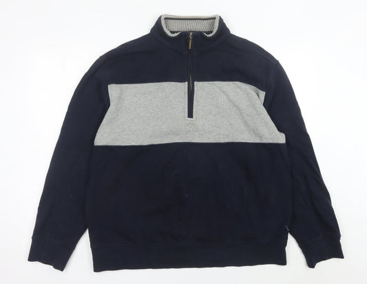 Mens UK Size XL Atlantic Bay Multicoloured Pullover Sweatshirt