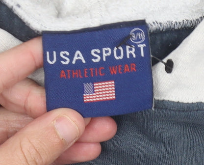 USA Sport Kids Blue Pullover Hoodie 7 Years Unisex Athletic Wear