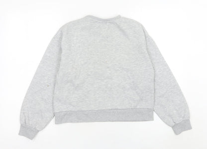 Friends Girls Grey Sweatshirt 12-13Y Graphic Pullover Casual