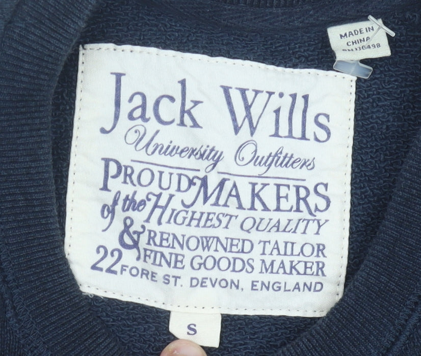 Mens UK Size S Jack Wills Blue Pullover Sweatshirt