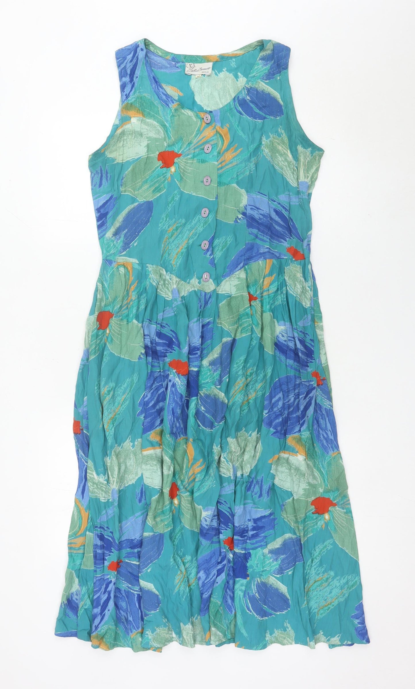 Evelin Brandt Berlin Women’s Multicoloured Floral Midi A-Line Dress M