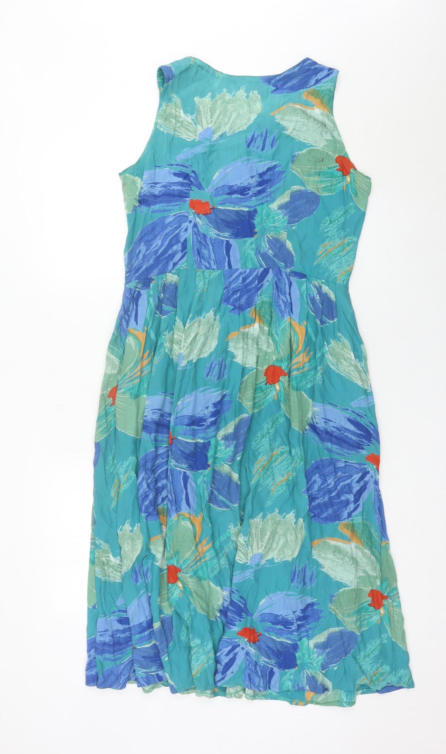 Evelin Brandt Berlin Women’s Multicoloured Floral Midi A-Line Dress M