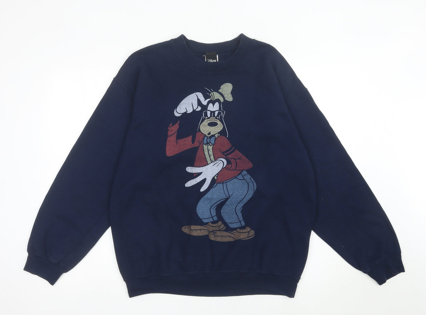 Mens UK Size M Disney Blue Pullover Sweatshirt