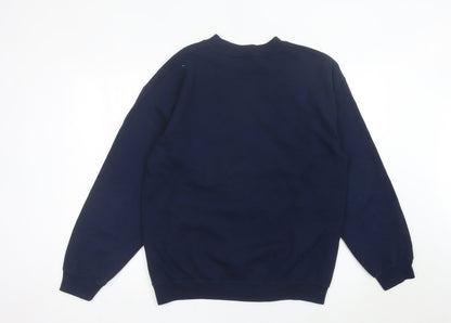 Mens UK Size M Disney Blue Pullover Sweatshirt