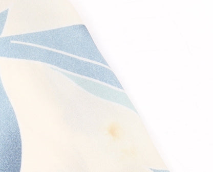 Oasis Womens Multicoloured Floral Sheath Dress UK 8 Beaded Neckline