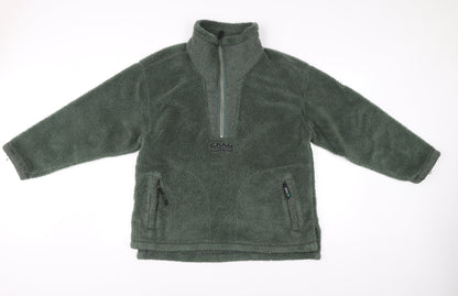 Craghoppers Men’s Green Fleece Pullover Jumper Size S Outdoor Hiking