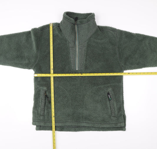 Craghoppers Men’s Green Fleece Pullover Jumper Size S Outdoor Hiking