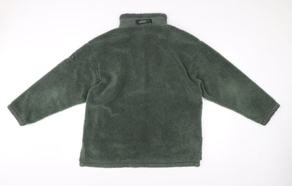 Craghoppers Men’s Green Fleece Pullover Jumper Size S Outdoor Hiking