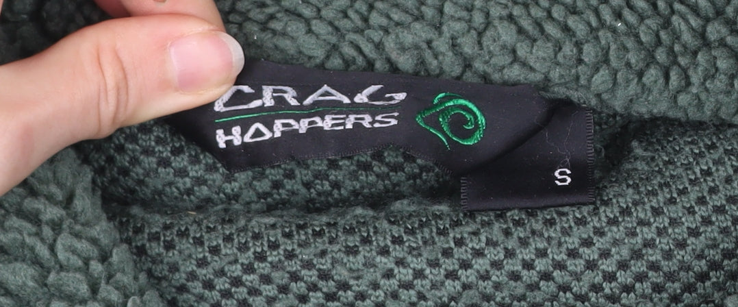 Craghoppers Men’s Green Fleece Pullover Jumper Size S Outdoor Hiking