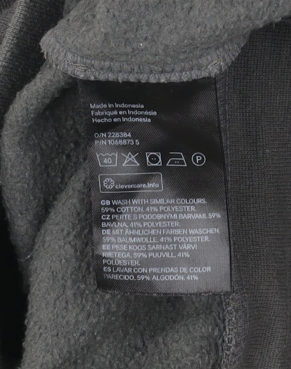 Womens UK Size S H&M Divided Grey Pullover Hoodie