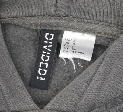 Womens UK Size S H&M Divided Grey Pullover Hoodie