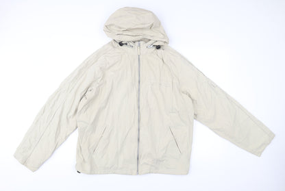 Mens UK Size L NEXT Beige Windbreaker Coat