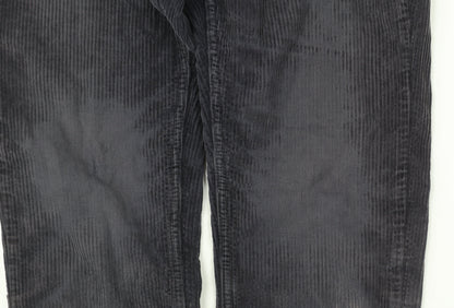 Fat Face Men’s Blue Corduroy Tapered Trousers Size S 30W 28L