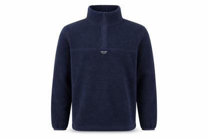 Jack & Jones Mens Blue Small Fleece Half Zip Jacket Regular Fit