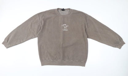 Urban Outfitters Men’s Brown M Graphic Pullover Sweatshirt Regular Fit