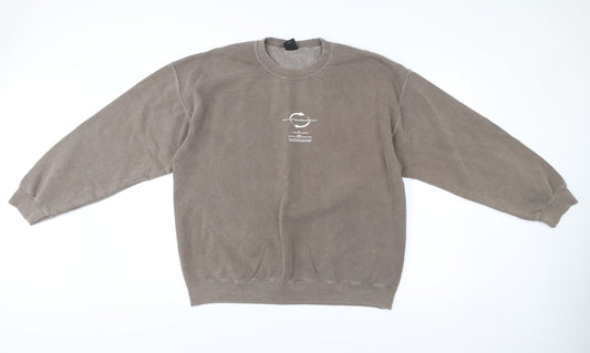 Urban Outfitters Men’s Brown M Graphic Pullover Sweatshirt Regular Fit