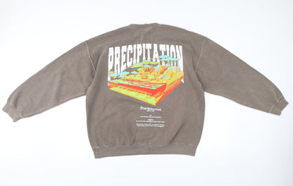 Urban Outfitters Men’s Brown M Graphic Pullover Sweatshirt Regular Fit