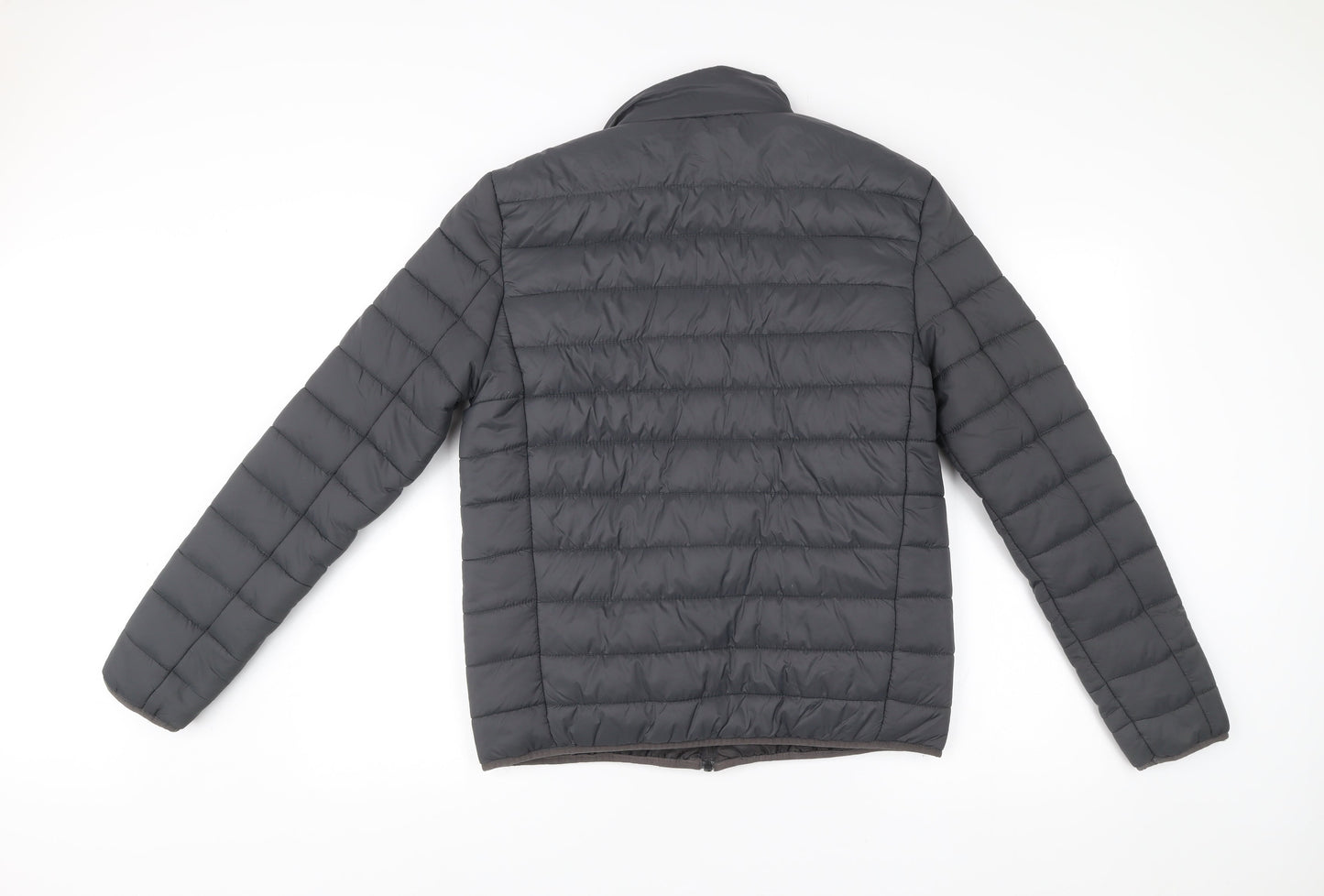 Workout Men’s Black S Puffer Jacket Lightweight Nylon