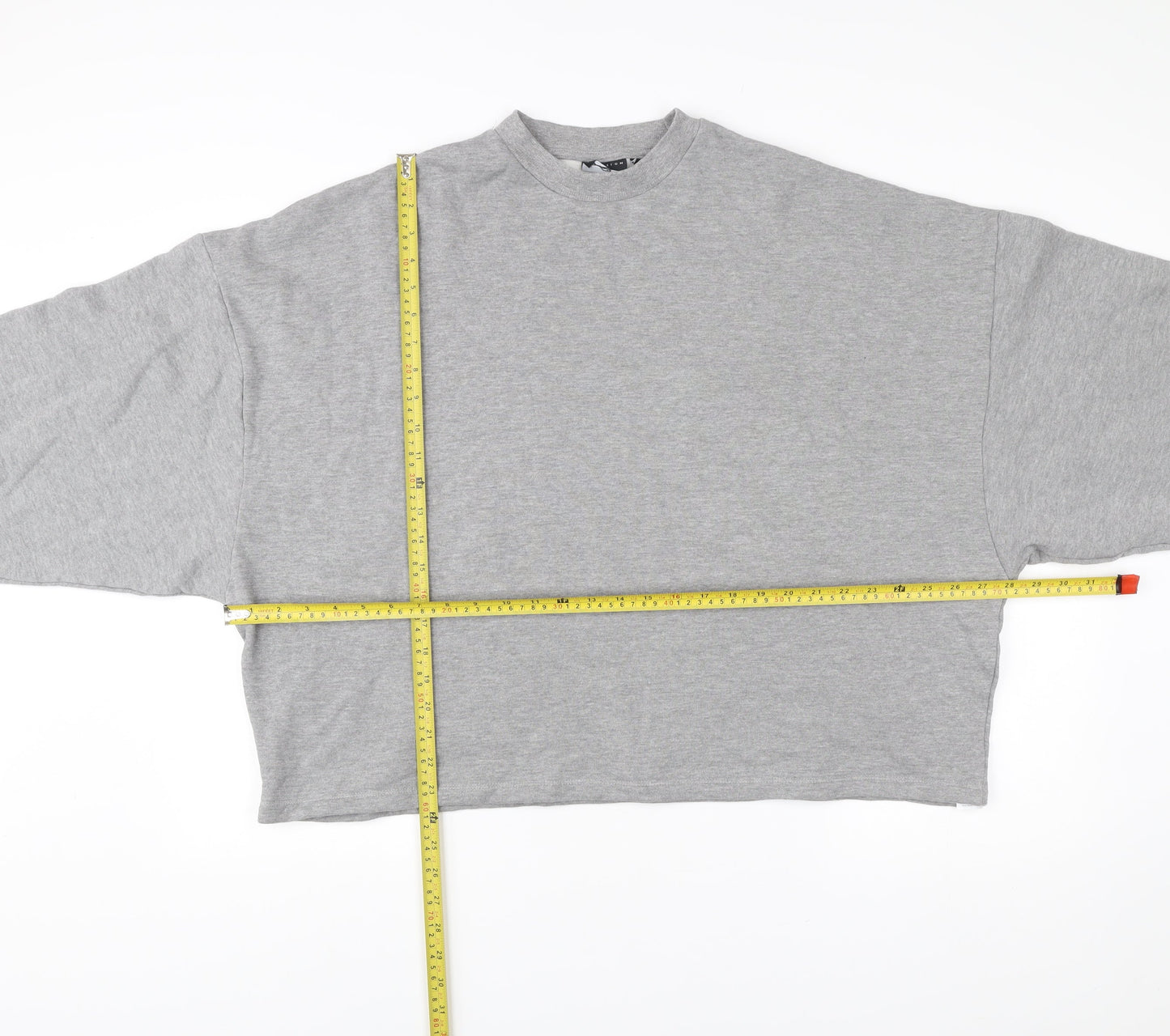 Mens UK Size XS ASOS DESIGN Grey Pullover Sweatshirt