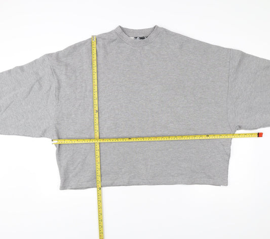 Mens UK Size XS ASOS DESIGN Grey Pullover Sweatshirt