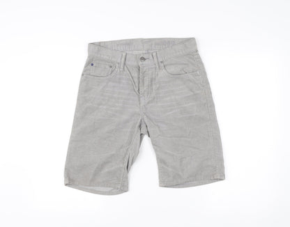 Gap Men's Grey Corduroy Chino Shorts Size 28 Regular Fit