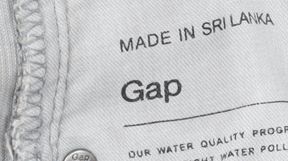 Gap Men's Grey Corduroy Chino Shorts Size 28 Regular Fit