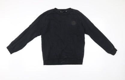 Mens UK Size S DKNY Black Pullover Sweatshirt