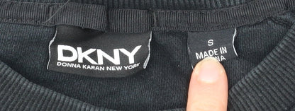 Mens UK Size S DKNY Black Pullover Sweatshirt