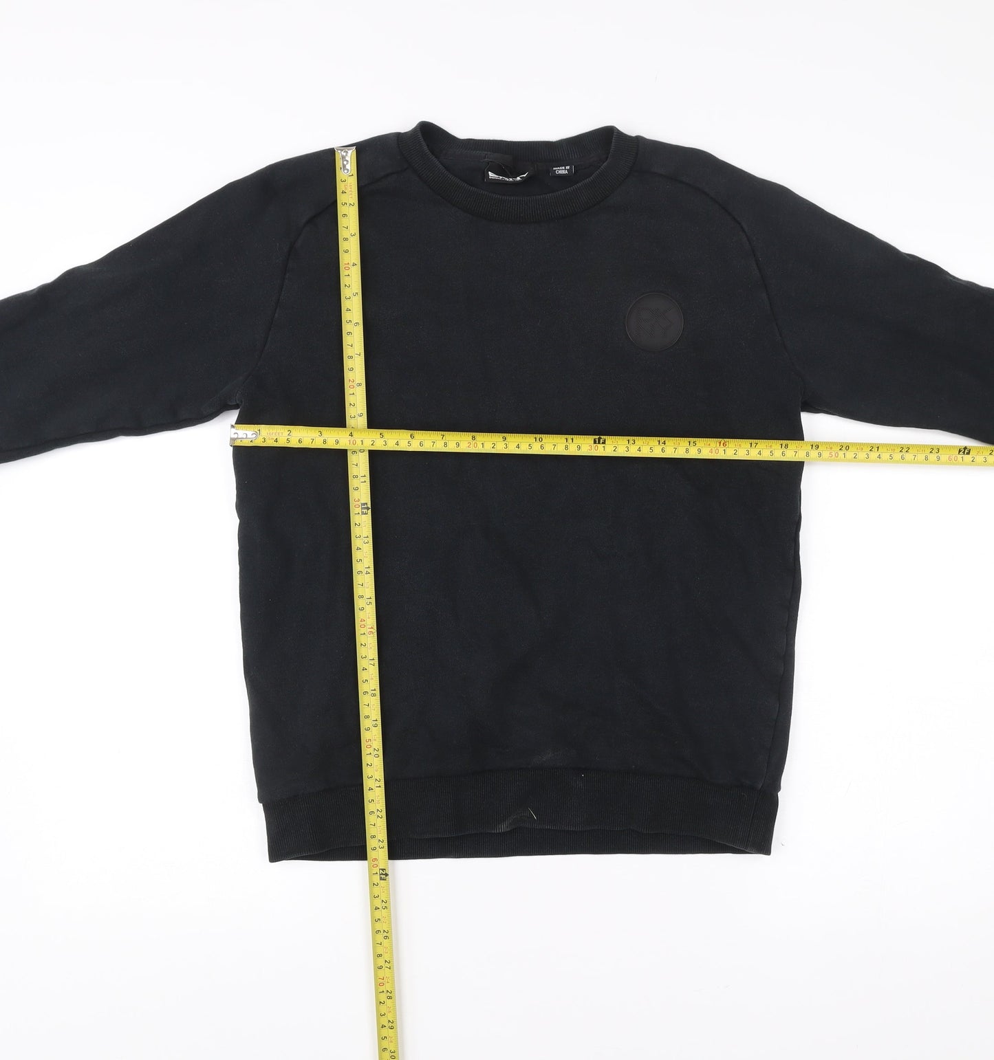 Mens UK Size S DKNY Black Pullover Sweatshirt