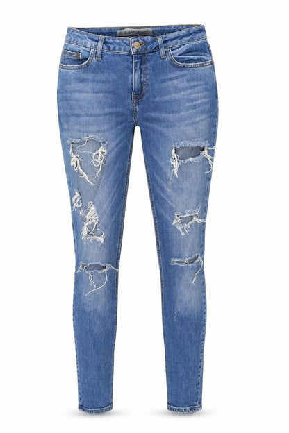 Womens UK Size 10 Denim Co. Slim Fit Skinny Blue Jeans