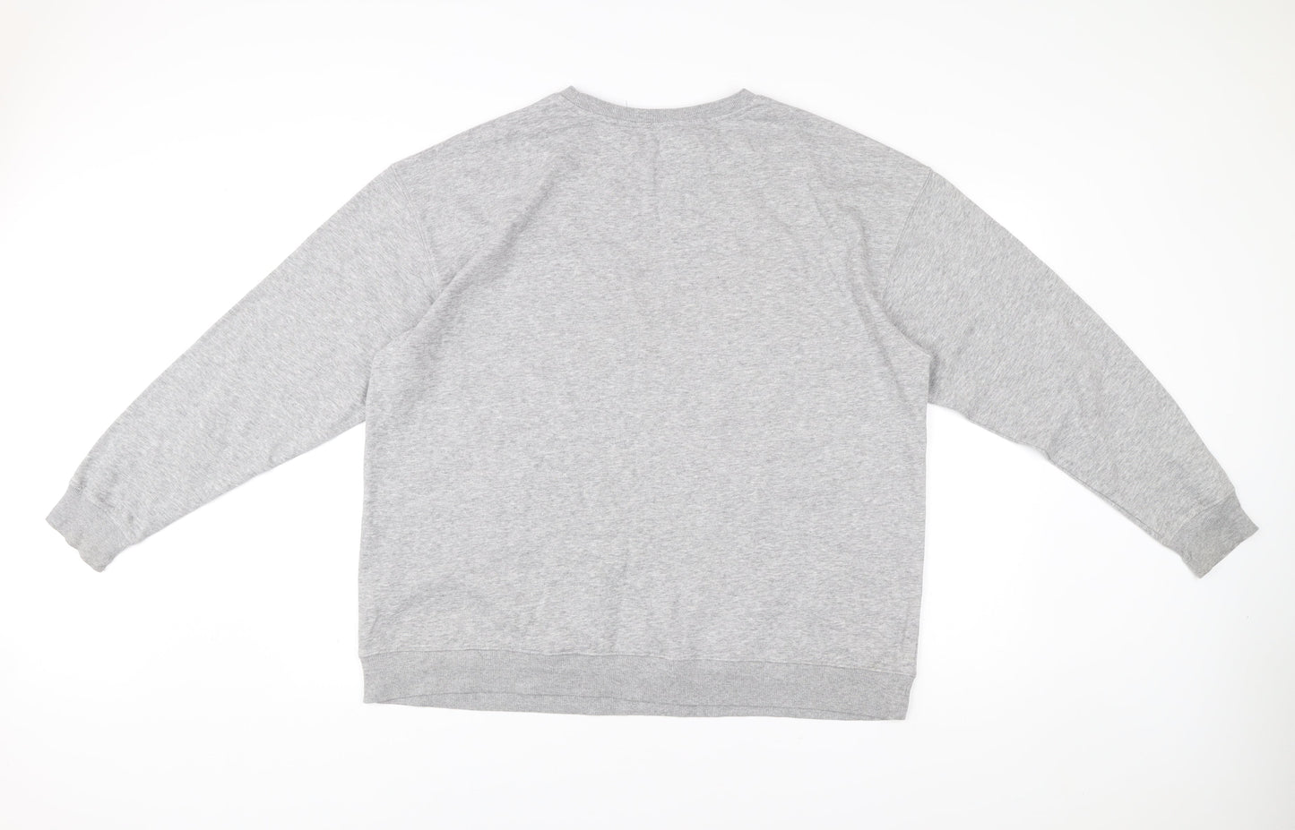 New Look Curves Women’s Grey Bronx Sweatshirt UK 18 Long Sleeve