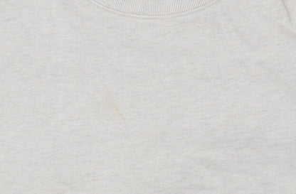 Mens UK Size M River Island Beige Pullover Sweatshirt