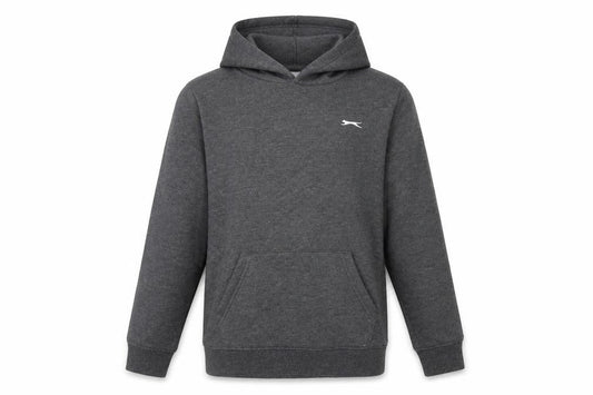 Slazenger Boys Grey Pullover Hoodie 13 Years Sports Casual Hooded Sweatshirt