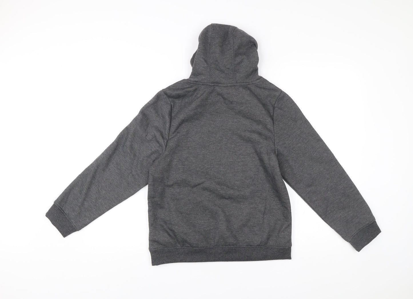 Slazenger Boys Grey Pullover Hoodie 13 Years Sports Casual Hooded Sweatshirt