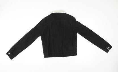 Womens UK Size 6 Boohoo Black Basic Jacket