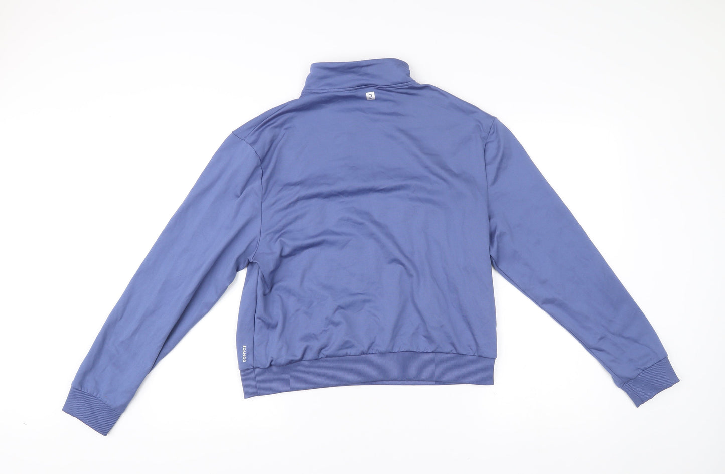 Decathlon Women’s Blue Track Jacket Size 12 Polyester Elastane